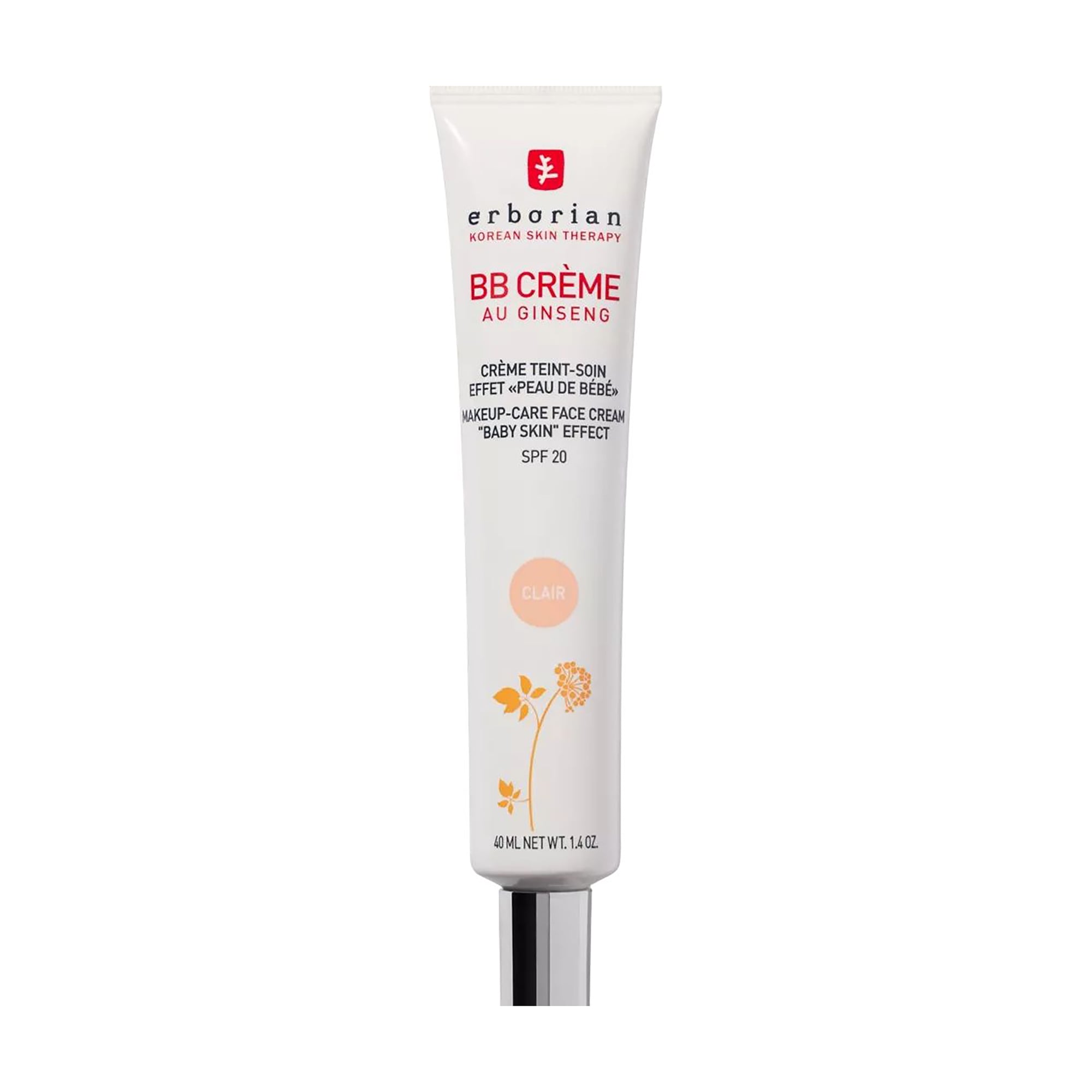 BB-крем для обличчя Erborian BB Cream Ginseng Clair SPF 20, 40 мл